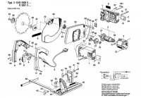 Bosch 0 600 551 042 Circular Hand Saw 240 V / Gb Spare Parts